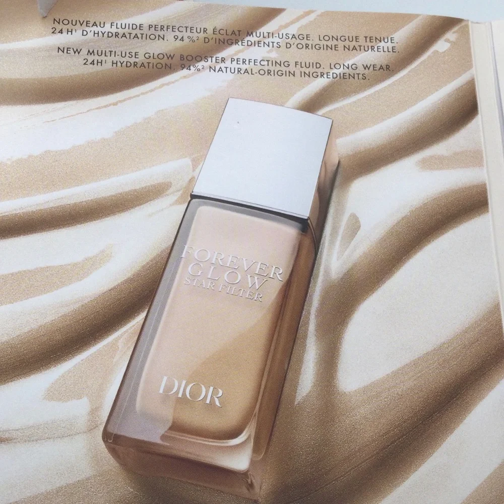 Dior Forever Foundation Sample Card - Neutral Beige Shades new 3 pk sample